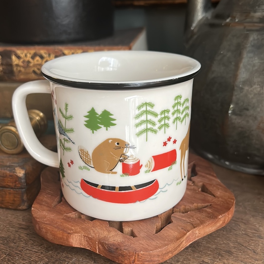 The Great Outdoors Ceramic Mug Designed in Canada - Picture 6 of 8